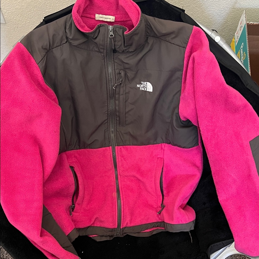 The North Face Fuchsia and Charcoal Jacket